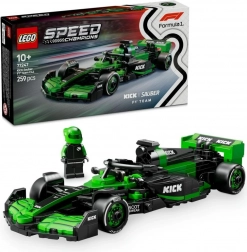 lego speed champions kick sauber f1 team c44 dirkalni avtomobil