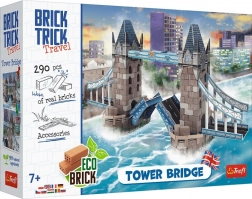 Gradbeni komplet iz opek Tower Bridge – TREFL Brick Trick Travel (290 kosov)
