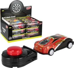 Racing car with launcher