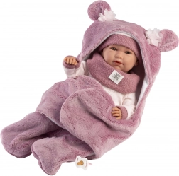 Realistična dojenčkova punčka z zvoki in mehkim tekstilnim telesom