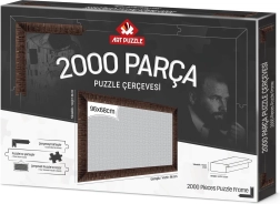 Okvir za sestavljanko 96x68 cm rjav