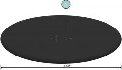 Prekrivna ponjava za napihljiv bazen z obročem 244 cm BESTWAY