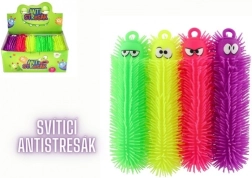 Mačja antistresna gosenica s svetlobo 30 cm