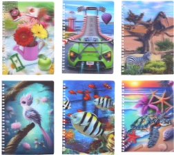 Spiralni zvezek A5, črtan, 80 strani