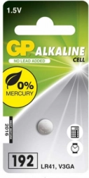 Alkalinske gumbne baterije GP LR41 10 kosov