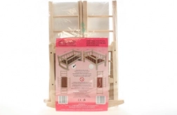 Lesena zibelka za punčke