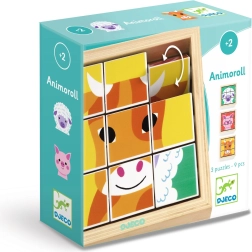 Vrteče se puzzle Kmetija Djeco