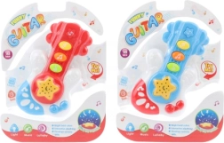 Otroška svetlobna in zvočna kitara na baterije