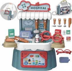 Woopie 3v1 komplet malega zdravnika v kovčku in torbi, 21 delov