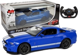 Daljinsko vodeni dirkalni avto Ford Shelby GT500 1:14 – modra