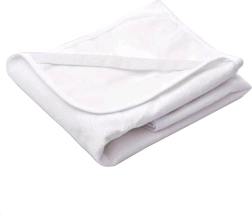 Frotirna nepremočljiva podloga za vzmetnico 120 × 60 bela NEW BABY
