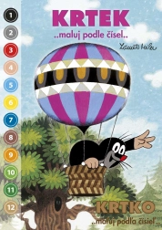 Pobarvanka A5 Krt – barvaj po številkah