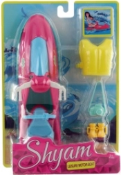 Vodna skuterja za punčke – komplet z rešilnim jopičem in dodatki