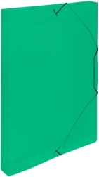 Škatla z gumijastim ročajem A4 Lines zelena
