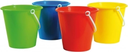 Plastično vedro za pesek in vodo (mešanica barv)