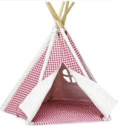 Mini tipi za punčke – karirano