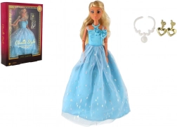 punčka Anlily s sklepnimi sklepi v večerni obleki 30 cm