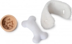 Kužek Jules v košarici