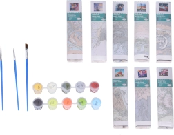 Kreativni set slikanja po številkah - mix 30x40 cm