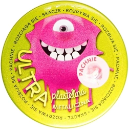 Dišeča ultra plastelina rožnato kovinska z vonjem sladkorne pene 128 g