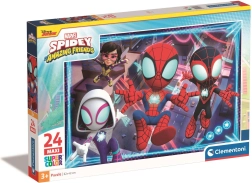 Puzzle 24 maxi Super Color Spidey in njegovi super prijatelji