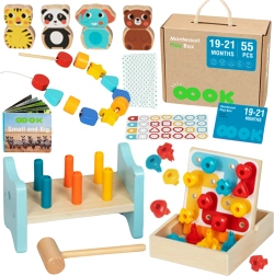 Izobraževalni Montessori box za otroke 19–21 mesecev - TOOKY TOY