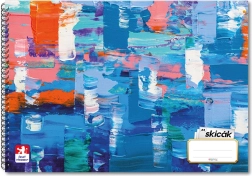 Skicirna A4 s spiralno vezavo za oljno slikarstvo