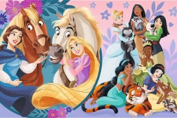 Puzzle Disney Princess – Nasmeh prijateljstva MAXI 24 koščkov