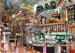 Sestavljanka magnolija bar 1000 kosov