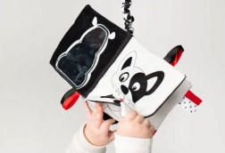 Senzorična knjigica Kdo to? Kaj je to? za dojenčke Mom's Care
