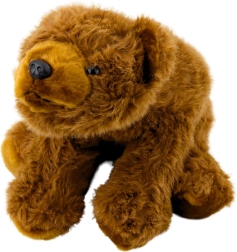 Plišasti rjavi medved 28 cm