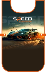 Otroški predpasnik pončo z motivom avtomobila