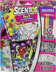 Dišeč komplet ustvarjalnih potovalnih pripomočkov SCENTOS za otroke