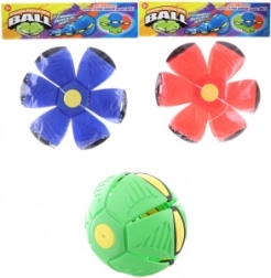 Metni disk, ki se spremeni v žogo s svetlobnim učinkom