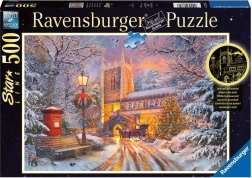 Ravensburger svetleči puzzle Božično tihožitje 500 kosov