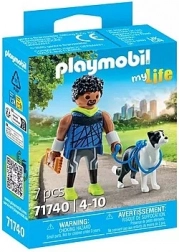 Playmobil My Life tekač z border kolijem