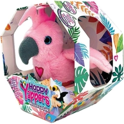 Happy Yappers Veseli Čvekavčki interaktivni plišasti kakadu s ponavljanjem in petjem