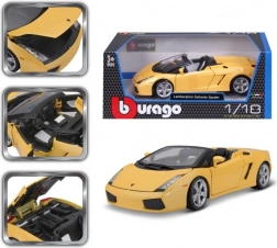 Kovinski model avtomobilčka Lamborghini Gallardo Spyder, rumen