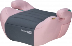FreeON podstavek Booster Comfy i-Size 125–150 cm – Rožnato-siva
