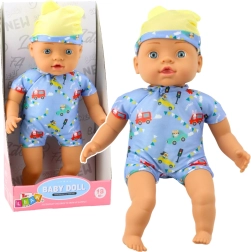 Punčka Dojenček v Modrem Oblekcu s Kapico