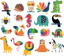 VILAC magnetki mavrične živalice, 20 kosov