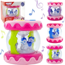 Glasbeni boben s projektorjem 3 v 1 Woopie Baby