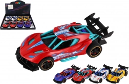 Kovinski športni avtomobilček 14 cm z mehanskim vlekom nazaj