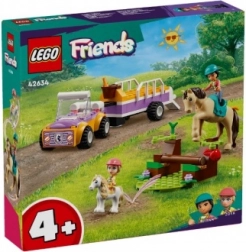 LEGO FRIENDS prikolica za konja in ponija – gradbeni set 4+