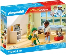 Komplet figuric Pediater z plišastim medvedkom