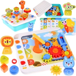 Interaktivna učna tabla Montessori – čustva, številke in liki