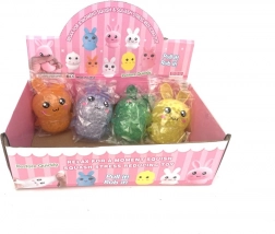 šaljiva stiskalna igračka zajček antistresna 10×7 cm