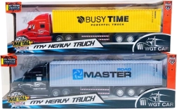 Kovinski tovornjak mega truck s prikolico