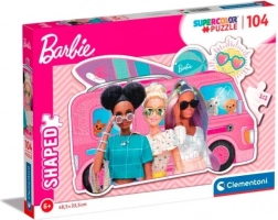sestavljanka 104 kosov v obliki Barbie