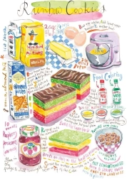 Sestavljanka magnolia mavrični piškoti 1000 koščkov